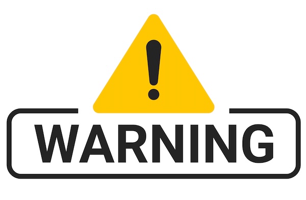 Warning sign. Vector isolated illustration. Attention or caution icon. attention warning sign, error danger, triangle with exclamation mark. Vector illustration