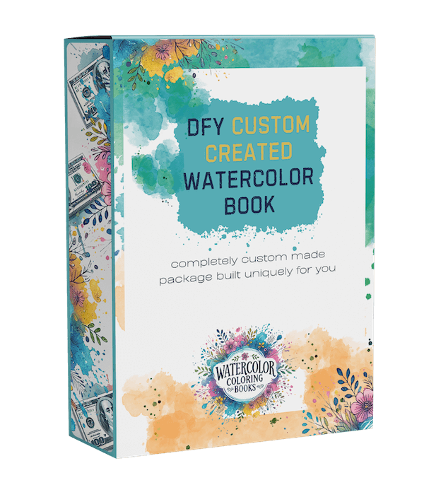 DFY Custom Created Watercolor Book smaller