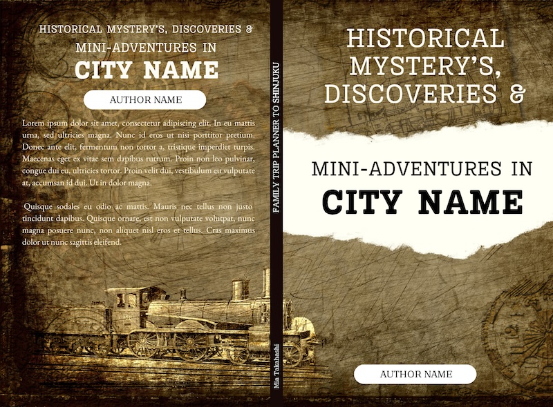 Premium Front &amp; Back Cover Designs - Historical Discoveries - 131 Pages