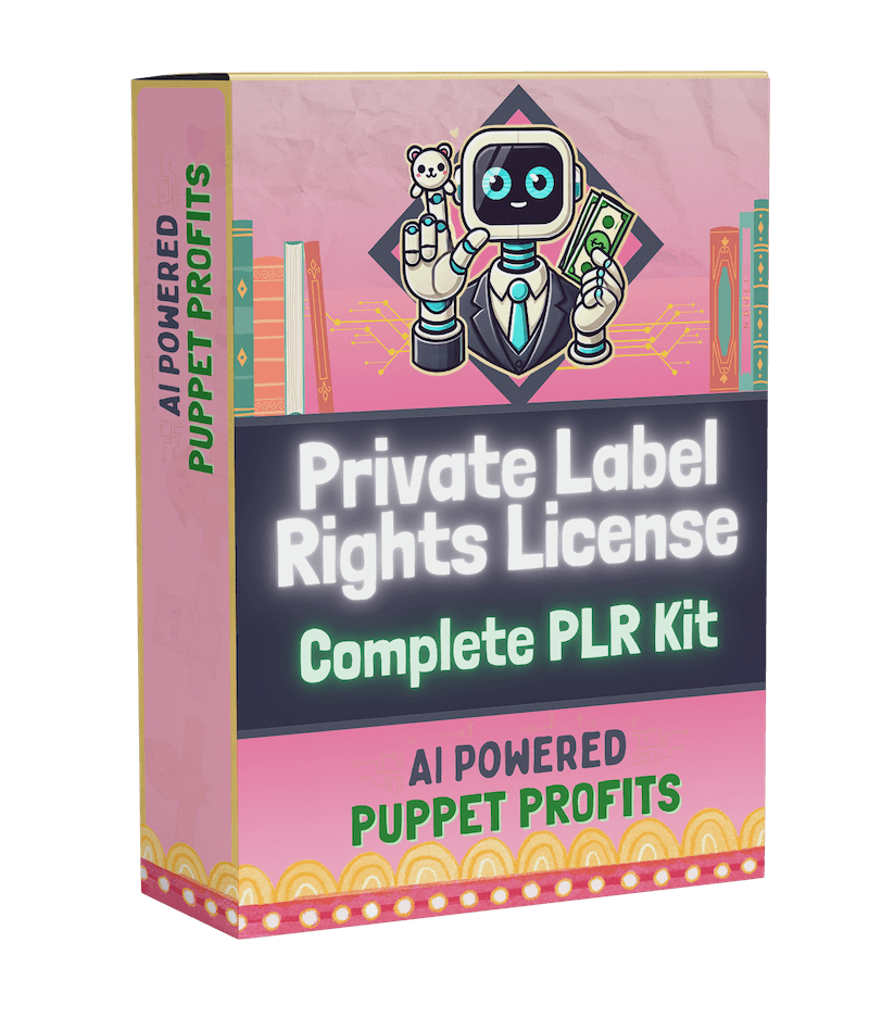 PLR AI Powered Puppet Profits Smaller