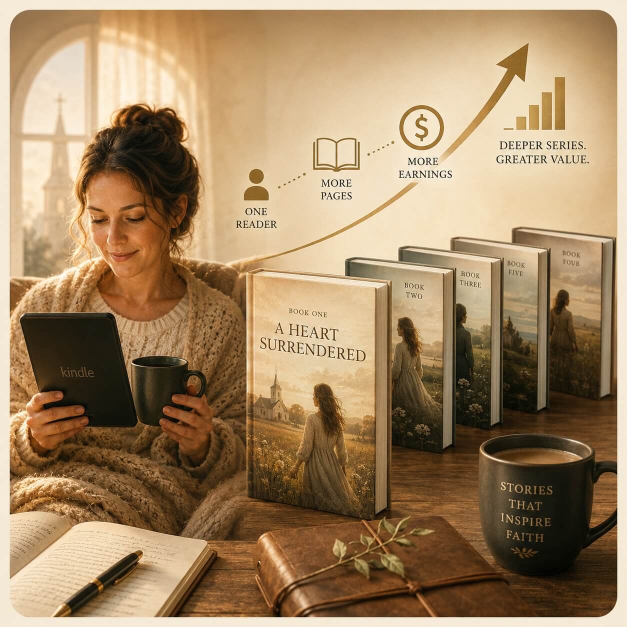 A growing series of Christian fiction books