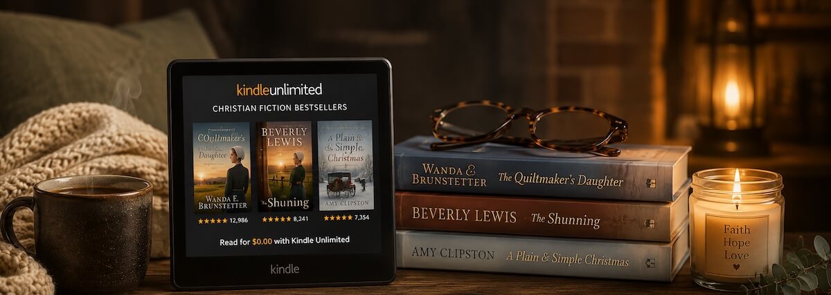 Her Kindle library tonight: every book already finished