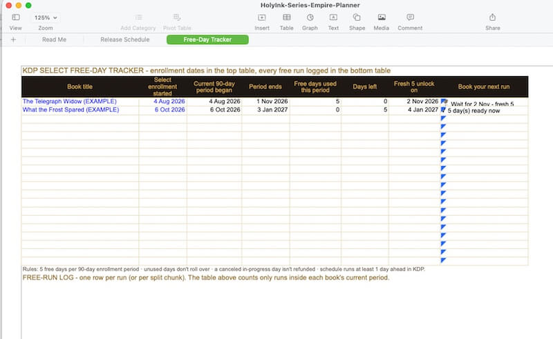 Series Empire Planner preview